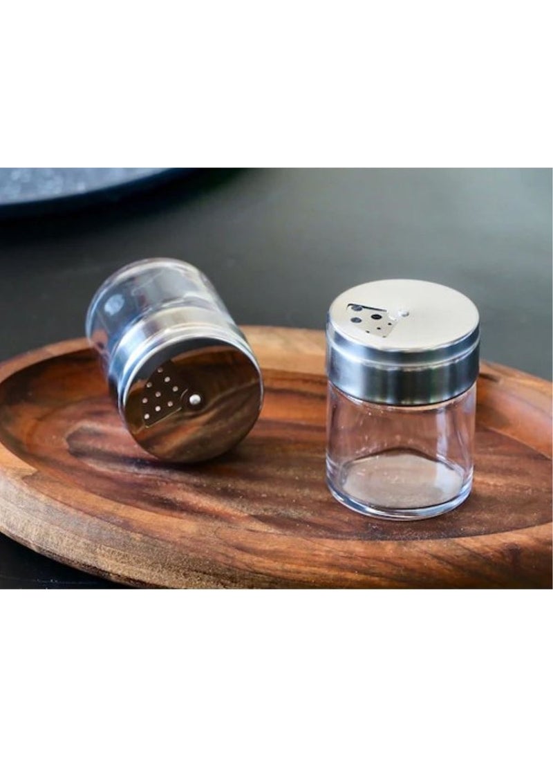43880 Salt Shaker with Metal Lid 1010330 4 Pieces