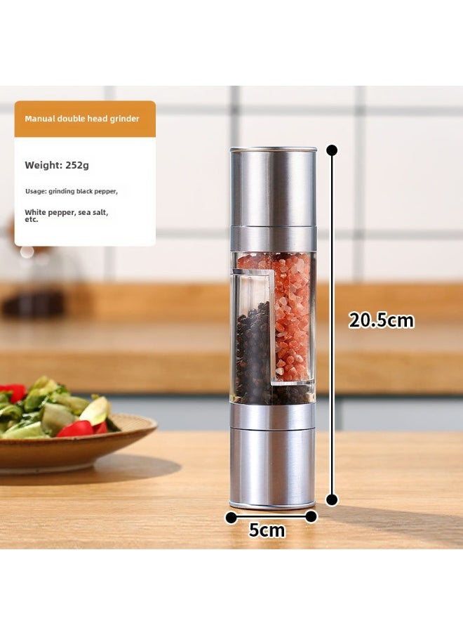 Adjustable Coarseness Kitchen Milldouble-head stainless steel double-head stainless steel