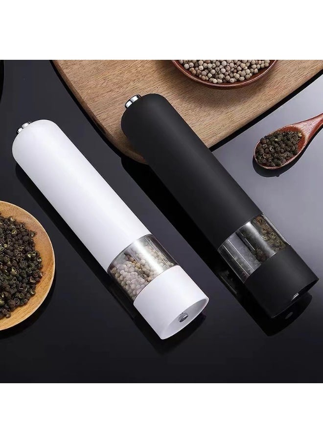 Electric Pepper Grinder for Steak Seasoning White