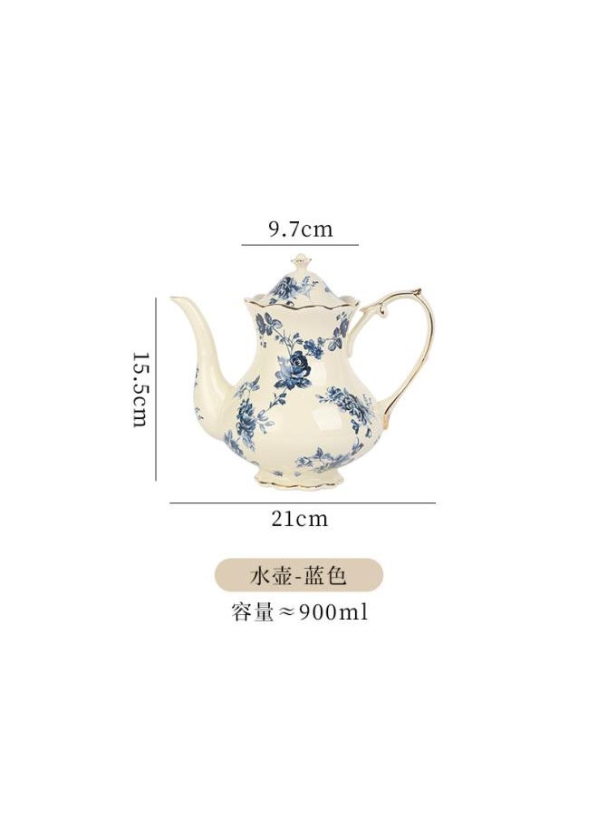 Vintage Creative Dragonfly Butterfly Ceramic Tableware Set Personalized Dish Dishes Western Food Plate Household Noodle Bowl Fish Deep Plate