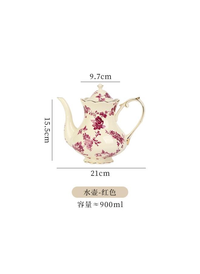 Vintage Creative Dragonfly Butterfly Ceramic Tableware Set Personalized Dish Dishes Western Food Plate Household Noodle Bowl Fish Deep Plate
