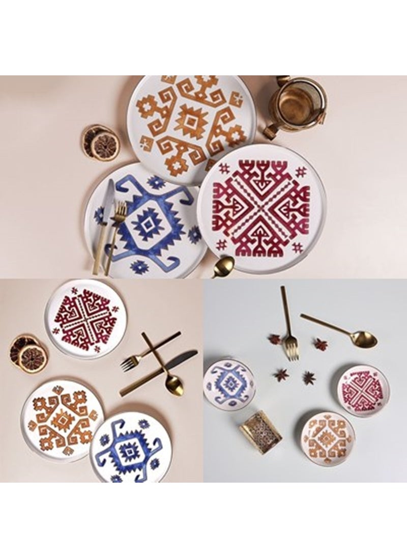 Arabesque Service and Cake Treat Set 18 Pieces for 6 People