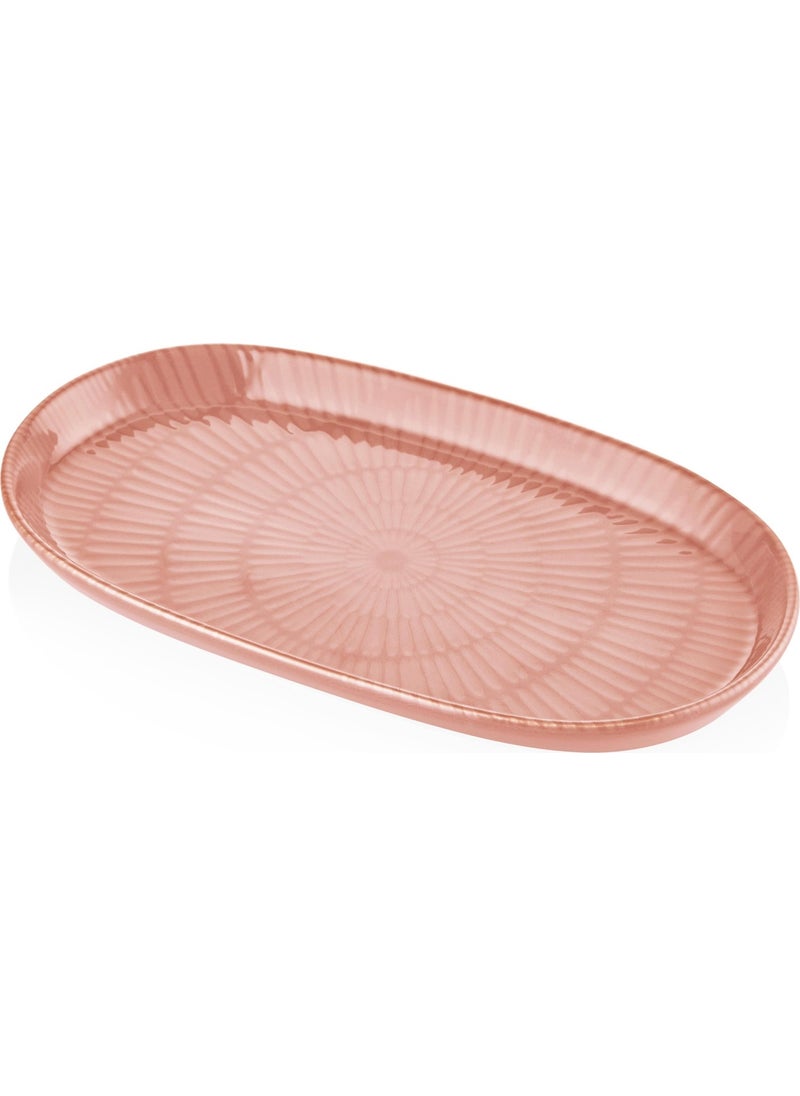 Noon Oval Serving Set of 2 Salmon 29 cm