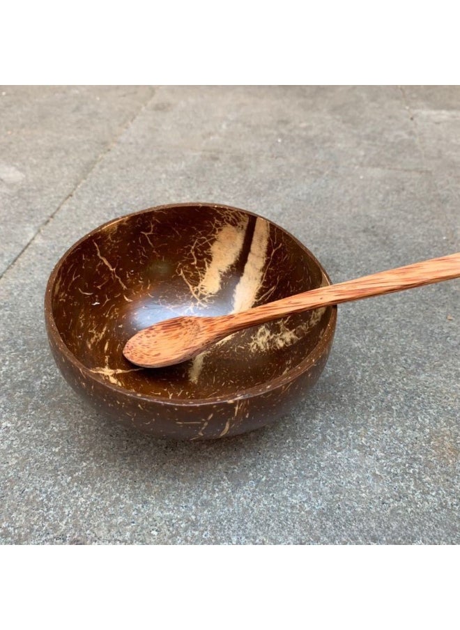 Eco-Friendly Coconut Bowls Dessert Cups Eco-friendly paint coconut shell bowl D12-14 H6.5