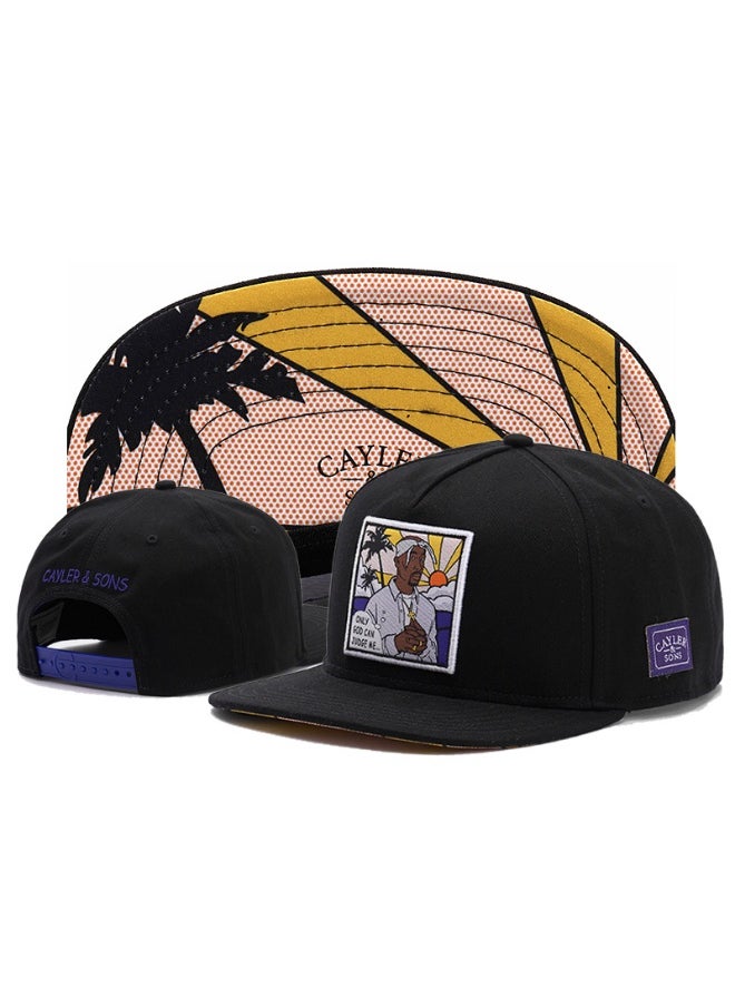 Fashionable Baseball Cap Embroidered Sun Hat With Adjustable Buckle For Daily Wear And Outdoor Sports For Men Women