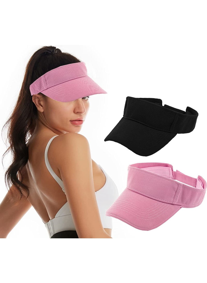 UV Protective Sportsman Beach Visor Hat Set of 2