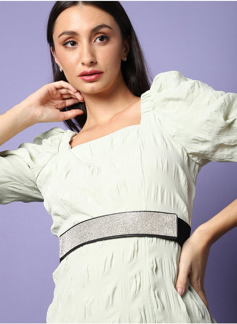Textured Waist Belt