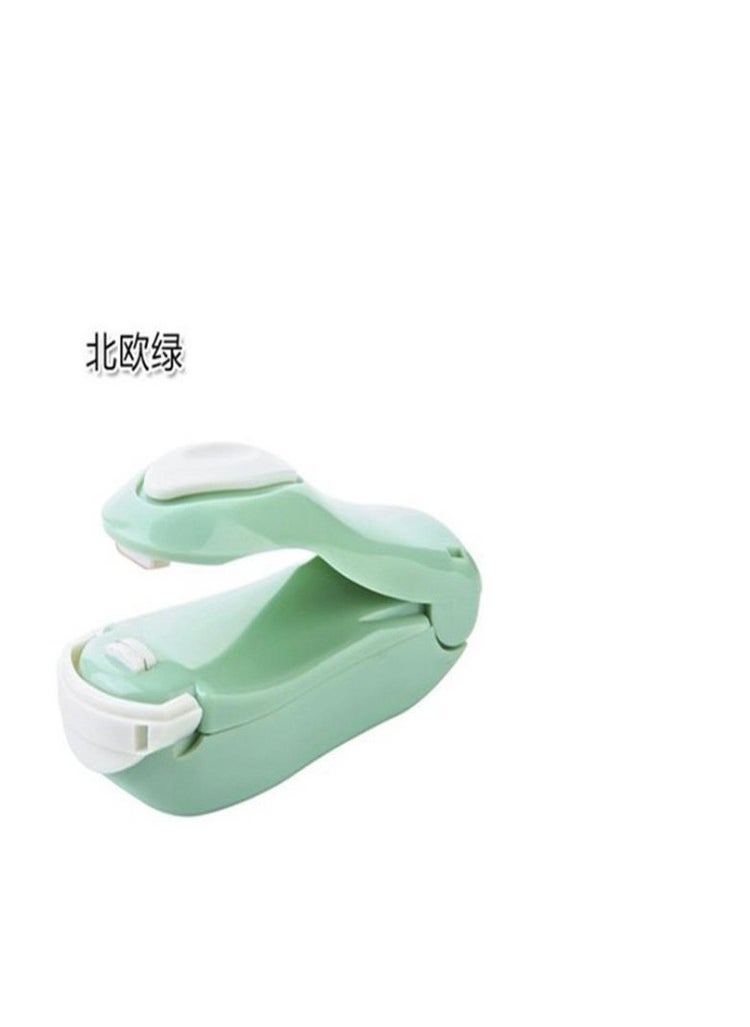 Mini Home Sealing Machine Kitchen Food Bag ClipsNordic Green Nordic Green