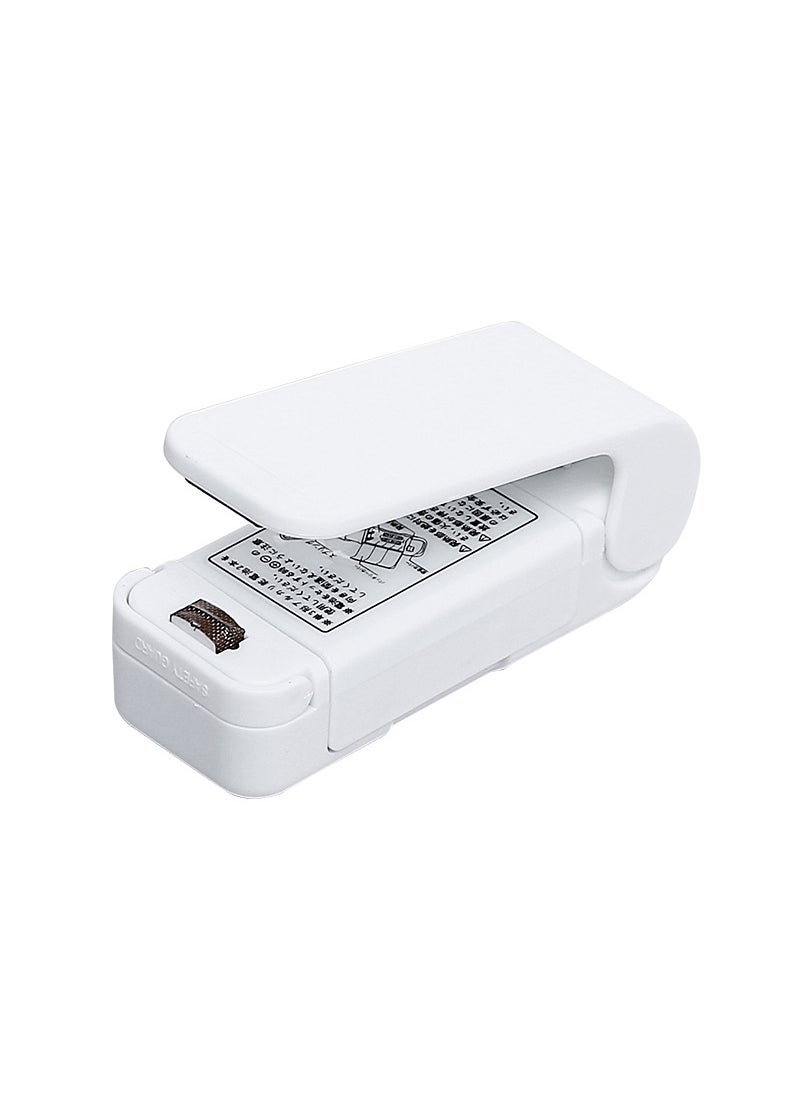 Snack sealing machine small mini plastic sealing machine packaging household plastic bag food preservation vacuum sealingWhite color box packaging White color box packaging