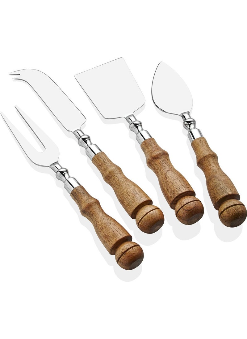 Woody Cheese Service Set 4 Pieces