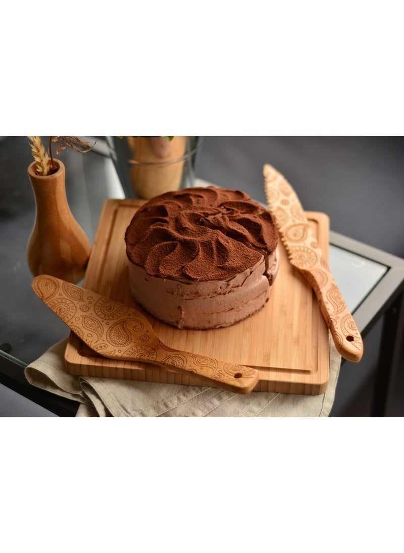 Minne 2 Piece Cake Service Set