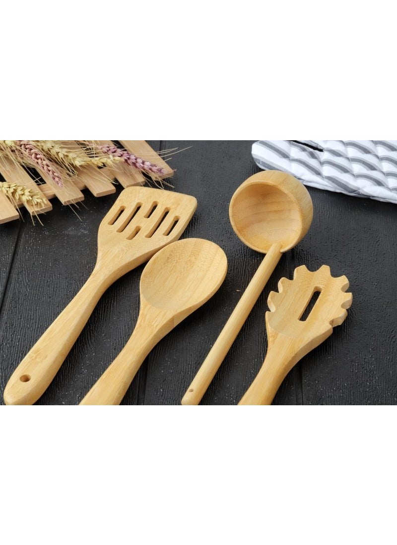 5 Piece Spoon Holder-Serving Set - Meal Prep Set