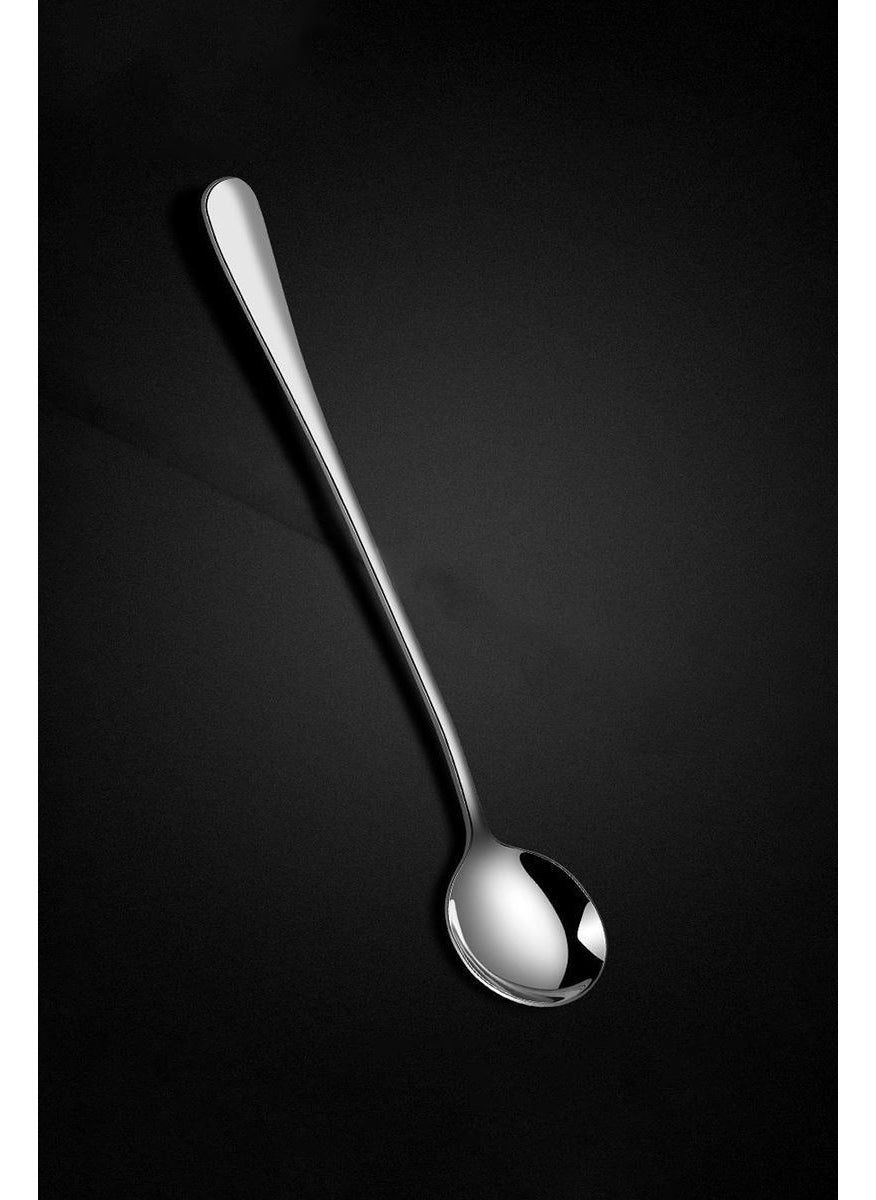 Stainless Steel 12 Pieces 18 cm Long Dessert Latte and Ice Cream Spoon CIN510-12