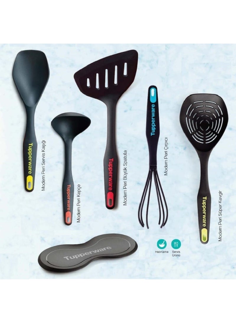 Modern Fairy Set Spoon-Ladle-Spatula-Whisker-Colander Hsgl