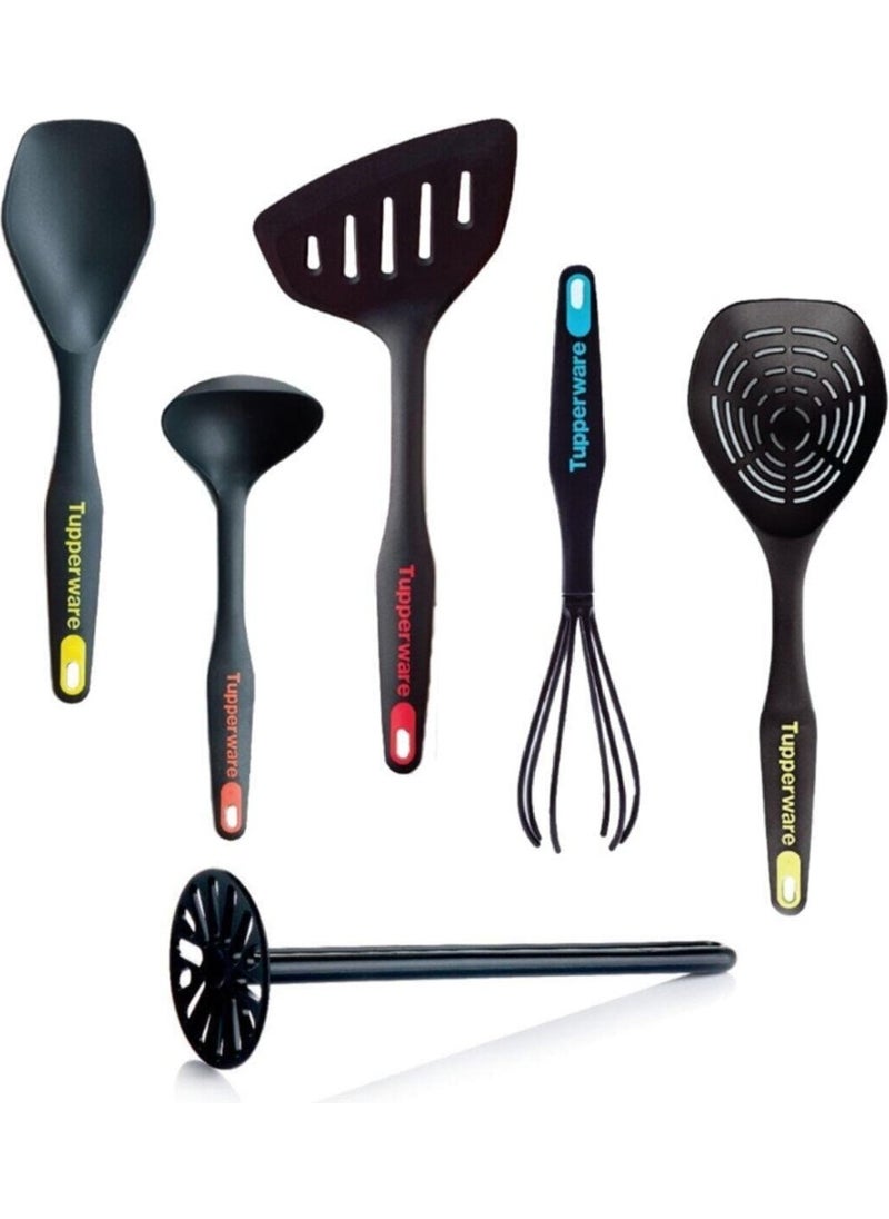 Colander Ladle Spatula Beater Serving Spoon Potato Masher Modern Fairy Set