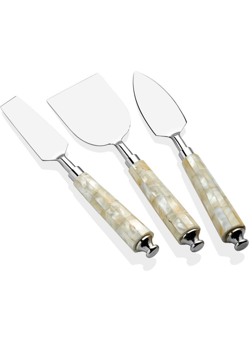 Pearl Cheese Service Set 3 Pieces