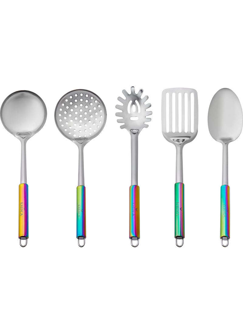 Apricot Pop-Up 5 Piece Service Set