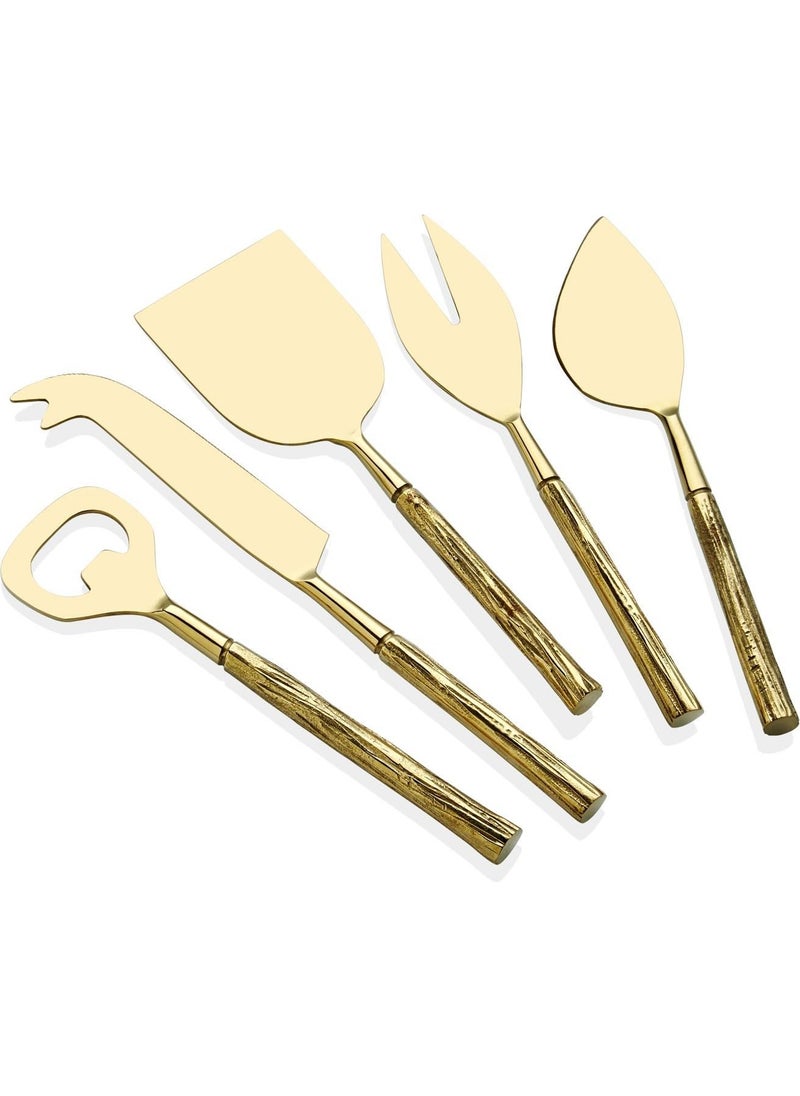 Goldy Cheese Service Set 5 Pieces