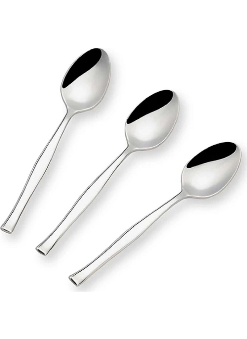 Elegant Plain 6 Tea Spoons