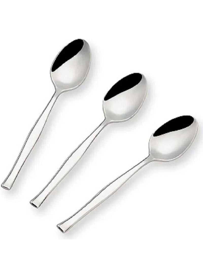 Elegant Plain 6 Tea Spoons