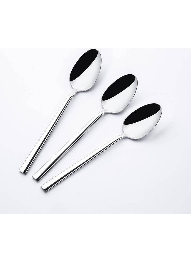 Dalyan Plain 12 Piece Dessert Spoon Set