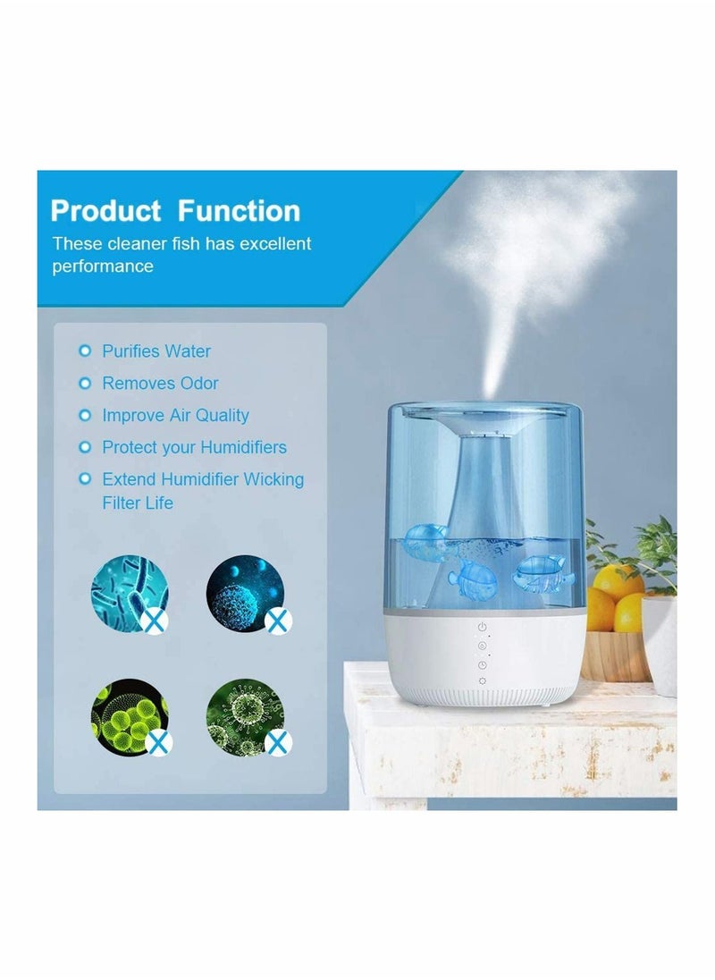 Humidifier Tank Cleaner, Fish for Water Treatment, Warm, Cool Mist Compatible with Tank, Droplet, Adorable, Most 10 Pcs