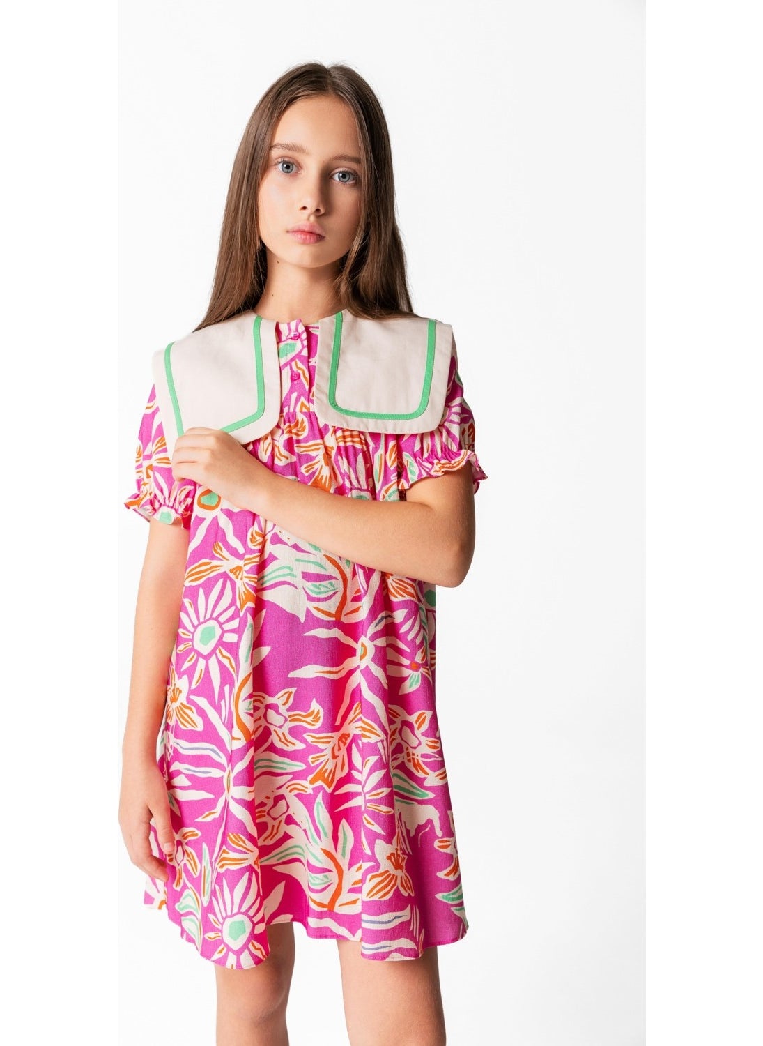 Floral Peter Pan Dress