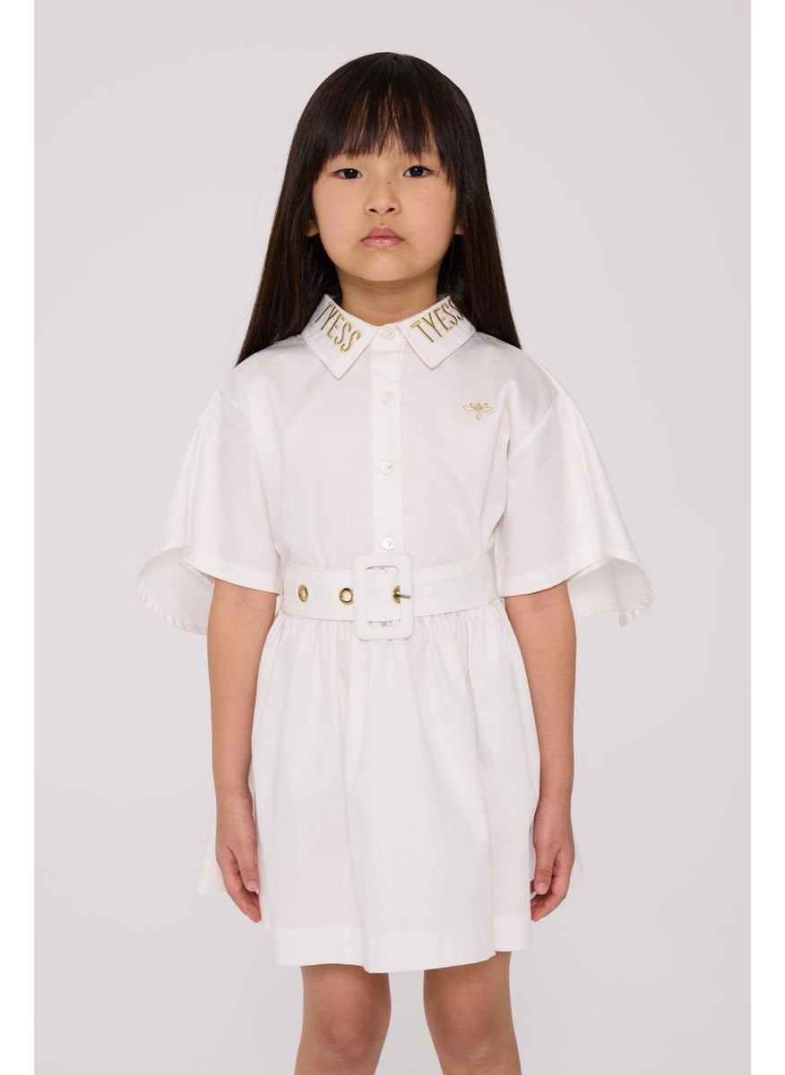 Belted Cotton Shirtdress