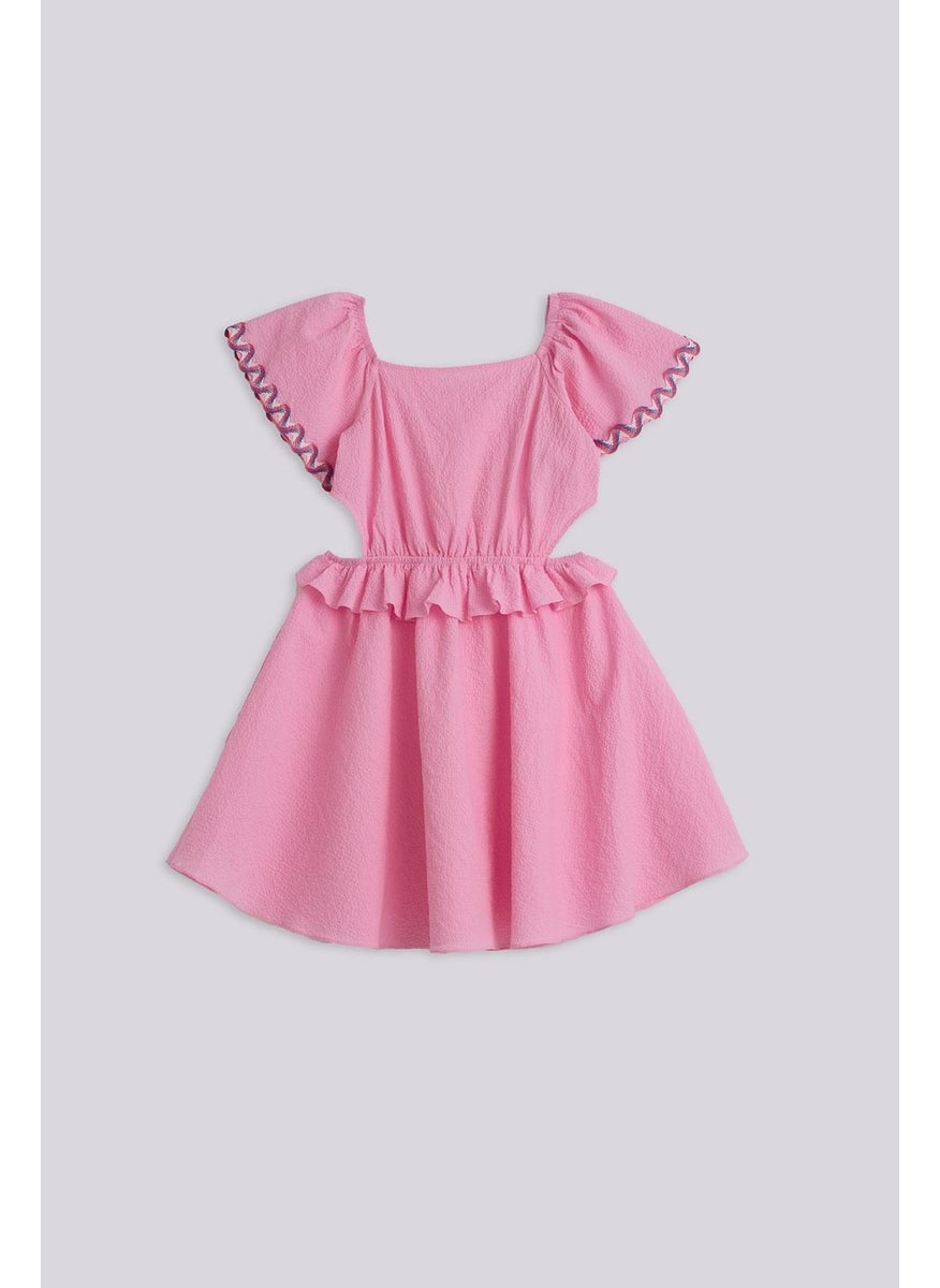 Ruffled Cutout Dress
