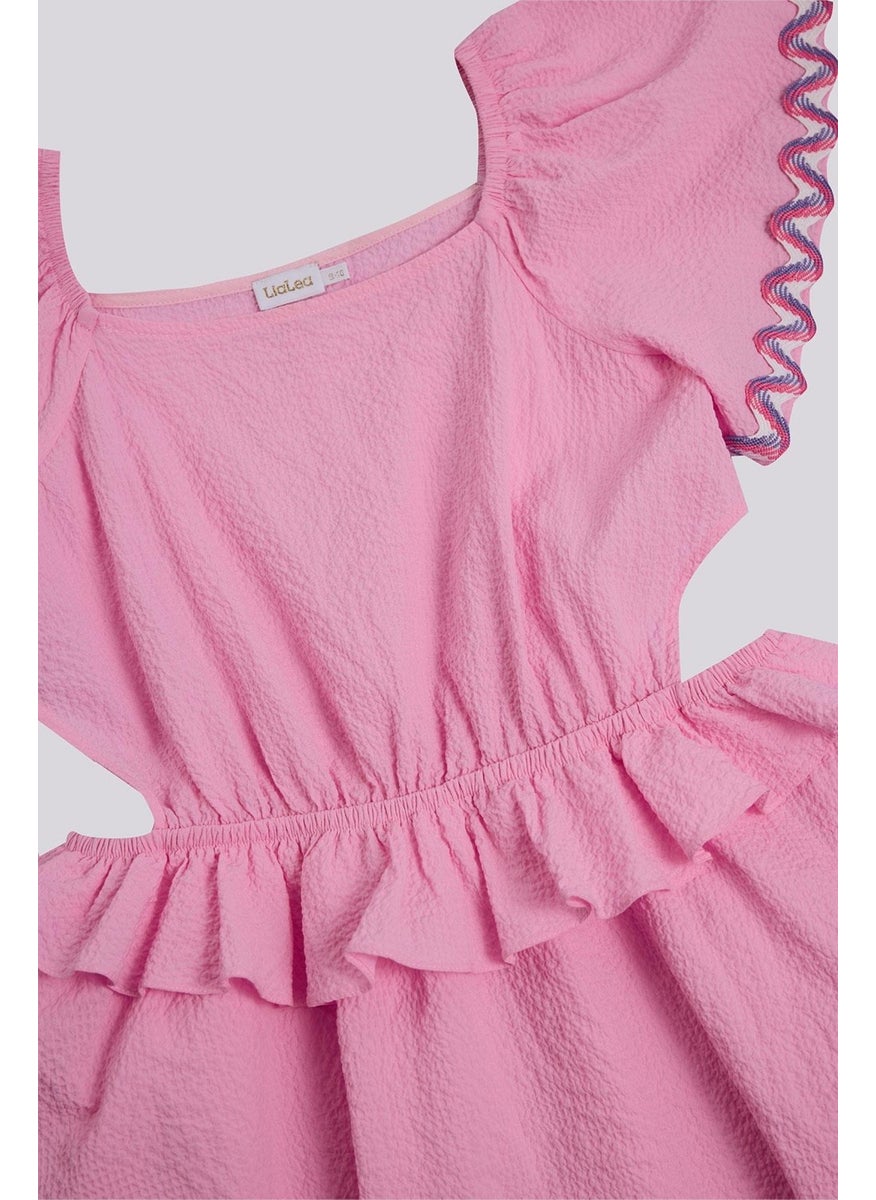 Ruffled Cutout Dress