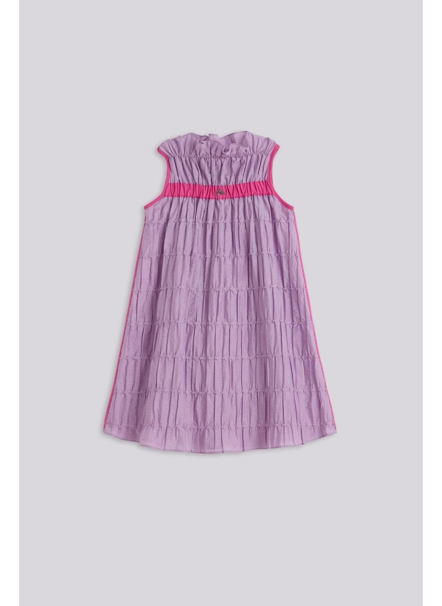 Purple Ruffled Dress