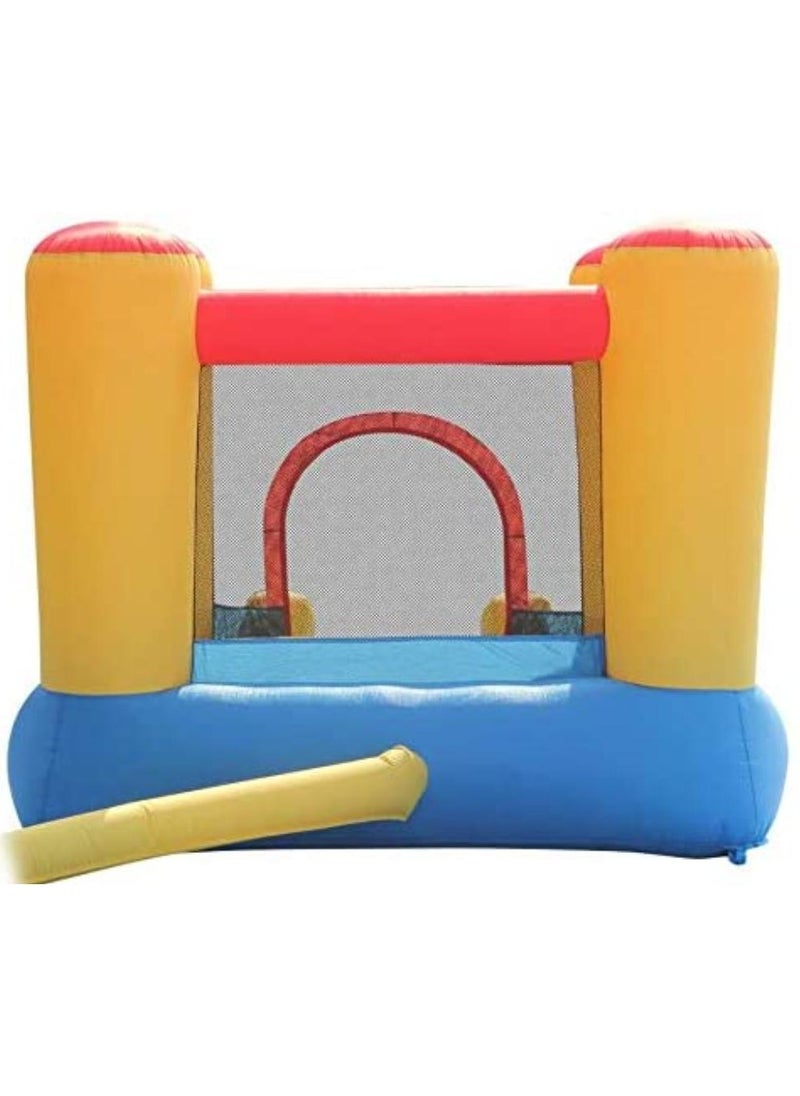 Happy Hop Bouncy Castle with Slide 253x200x160cm | Inflatable Bouncer | Jumping Castle for Outdoor Play | Suitable for Ages 3+