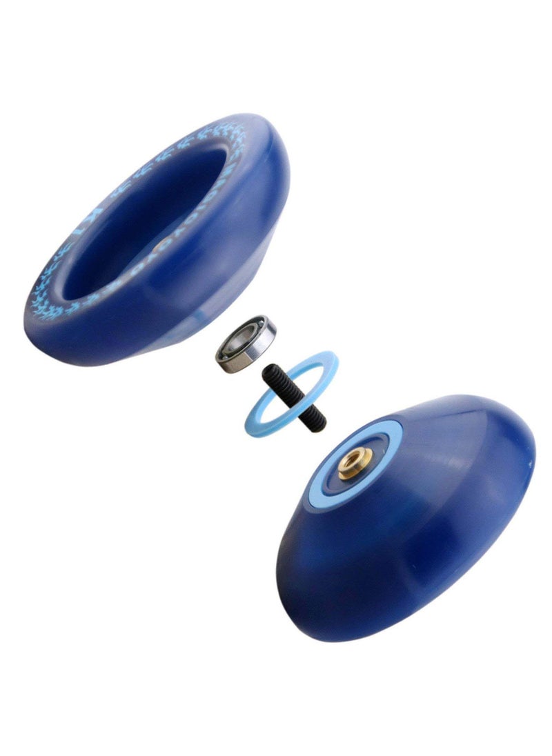 Responsive YoYo K1-Plus with Yoyo Bag and 5 Strings Yo-Yo Glove Gift Blue