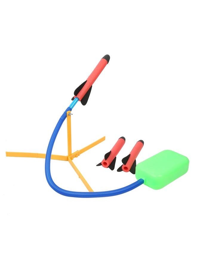 Outdoor EVA Power Rocket Launcher Catapulting Foam Shell Educational Toy for ChildrenYX921