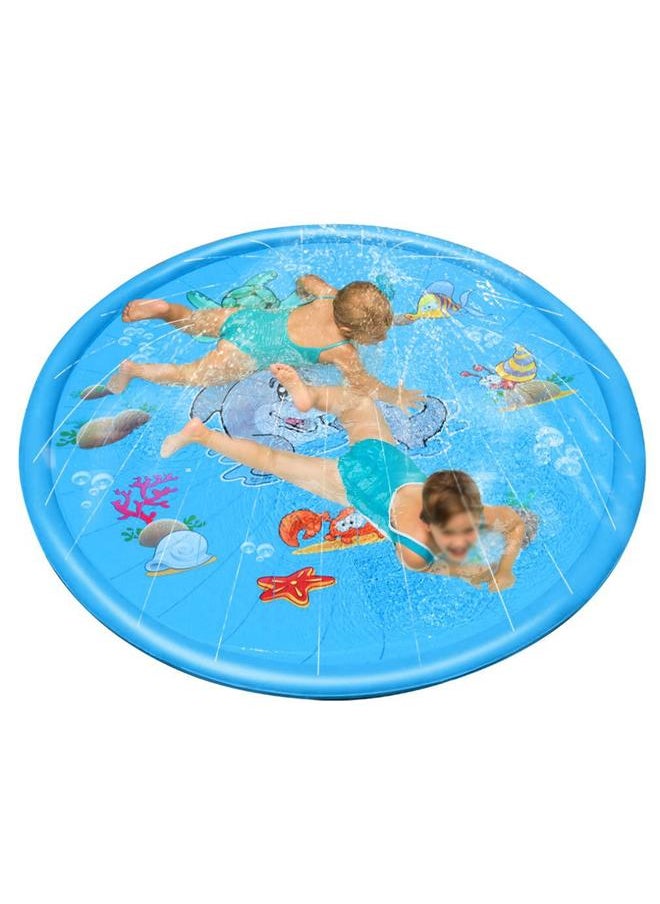Summer Children Baby Inflatable Water Mat Kids Infant Toddlers Outdoor Playmat (100 * 100)