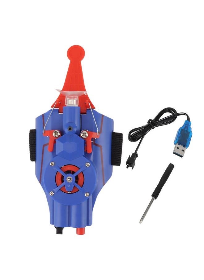 Web String Launcher Toy Rechargeable Hand Eye Coordination Automatic for Children Blue