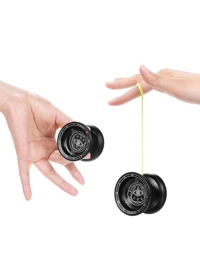 Professional Yoyo Competitive Aluminum Ball Yo Gift with Strings and Glove