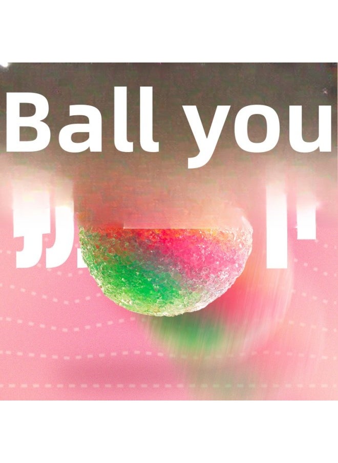 CALLPLAY Kodak Duck Bouncing Ball Children's Parent-Child Interactive Ball Toys Educational Luminous Bouncing Ball Small Toys-Color:Flash Rainbow Bouncing Ball