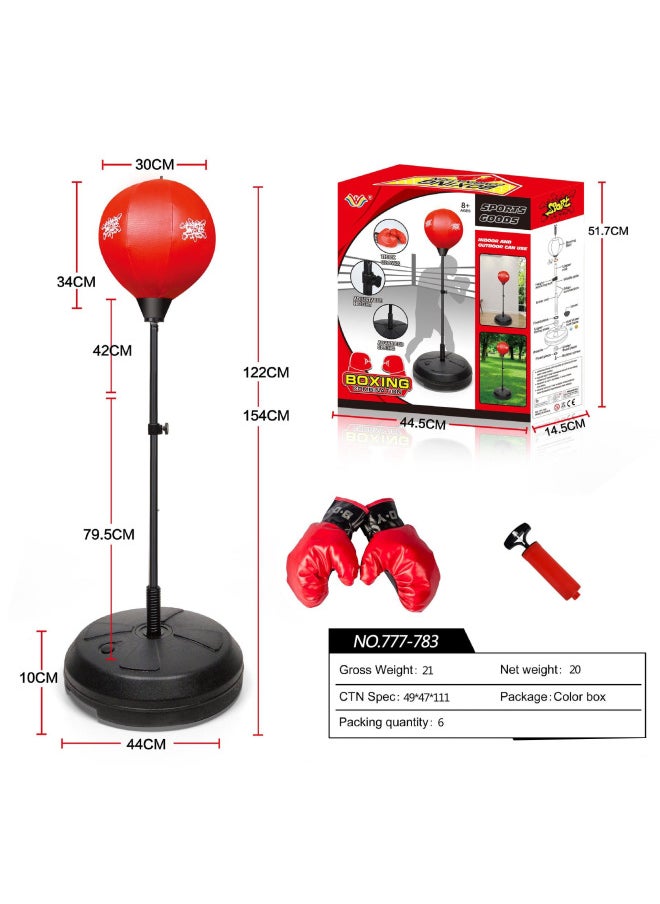 Elastic Ball Children's Adult Pedal Desktop Inflatable Speed Boxing Fitness Sports Decompression Toys Wholesale-Color:784A Suction Cup Small Punch
