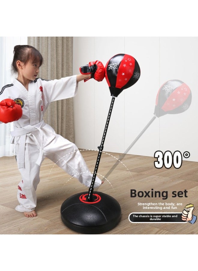 Elastic Ball Children's Adult Pedal Desktop Inflatable Speed Boxing Fitness Sports Decompression Toys Wholesale-Color:784A Suction Cup Small Punch