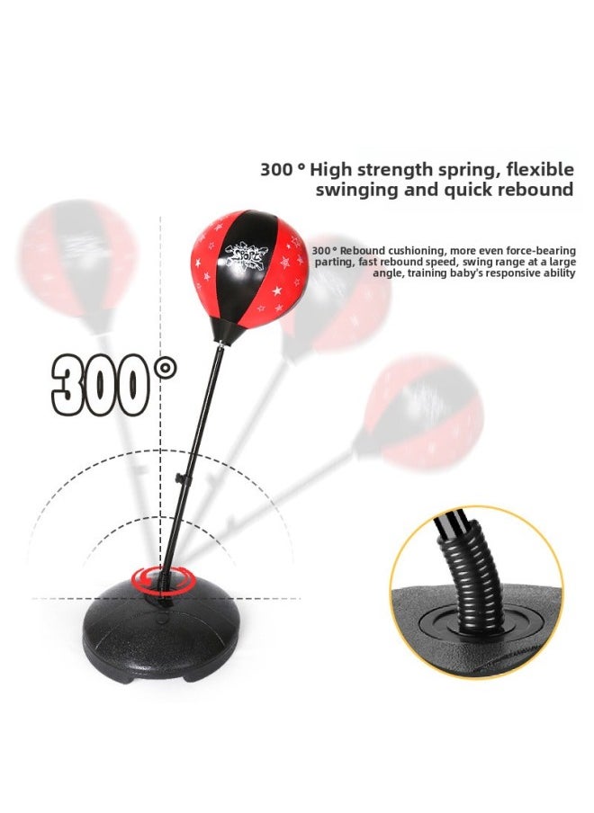 Elastic Ball Children's Adult Pedal Desktop Inflatable Speed Boxing Fitness Sports Decompression Toys Wholesale-Color:784A Suction Cup Small Punch
