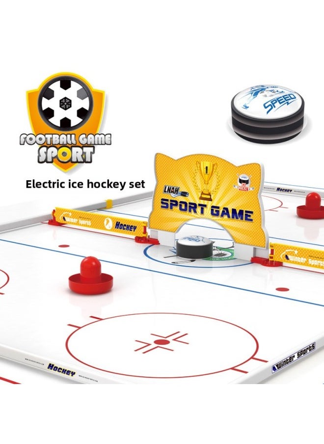 Children's Suspension Football Suit Parent-Child Battle Game Indoor And Outdoor Electric Sports Air Football-Color:789-02 Self-installed Football Tray