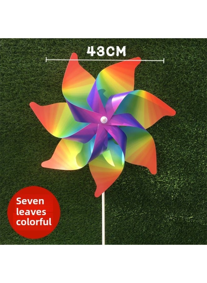 The Opening Ceremony Of The School Kindergarten Sports Meeting Entered With Props In Hand And Took Photos Of The Big Spring And Autumn Tour With Wooden Poles In Hand.-Color:Colorful Thickened 28cm With 10 Pieces Of Hollow Rods (grades 3-4)
