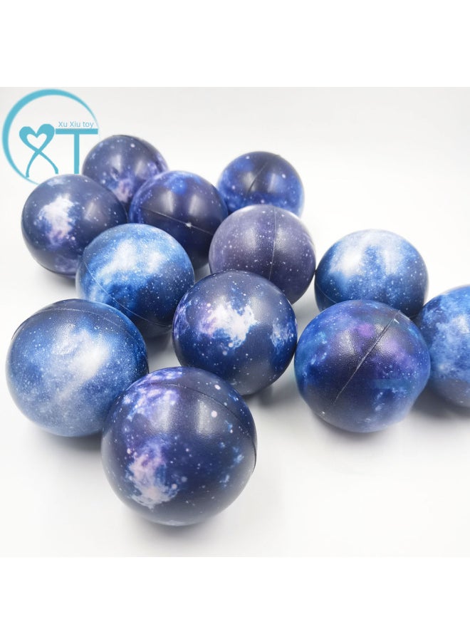 63mm Eight Planets Pu Foam Sponge Ball Stress Relief Children's Cognitive Educational Toy Venting Ball-Color:6.3 Eight Planets + Moon + Sun (10/set, Set Price)-Diameter:Within 360~1000/set