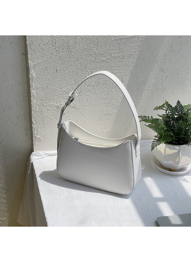 Korean Bag Women's Single Shoulder Bag Frosted Fashion Simple Underarm Bag Trend Hand Small Square Bag