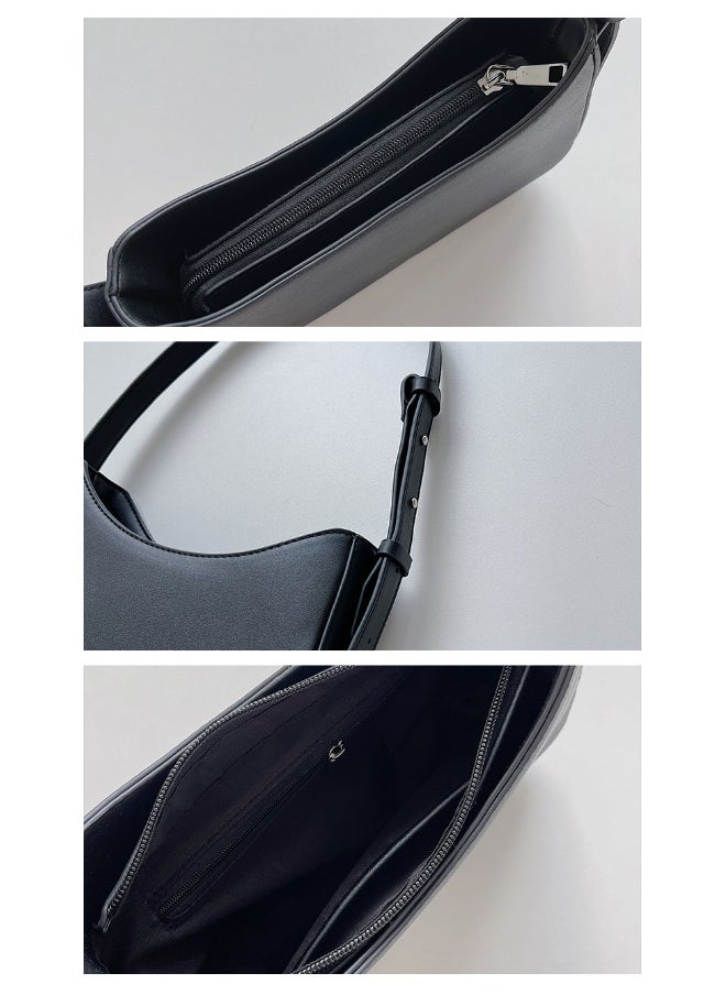 Korean Bag Women's Single Shoulder Bag Frosted Fashion Simple Underarm Bag Trend Hand Small Square Bag