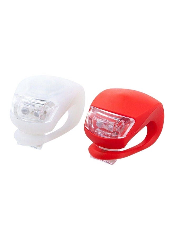 2 Piece LED Waterproof Bicycle Handlebar Light
