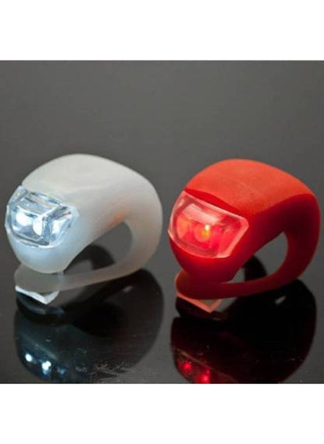 2 Piece LED Waterproof Bicycle Handlebar Light