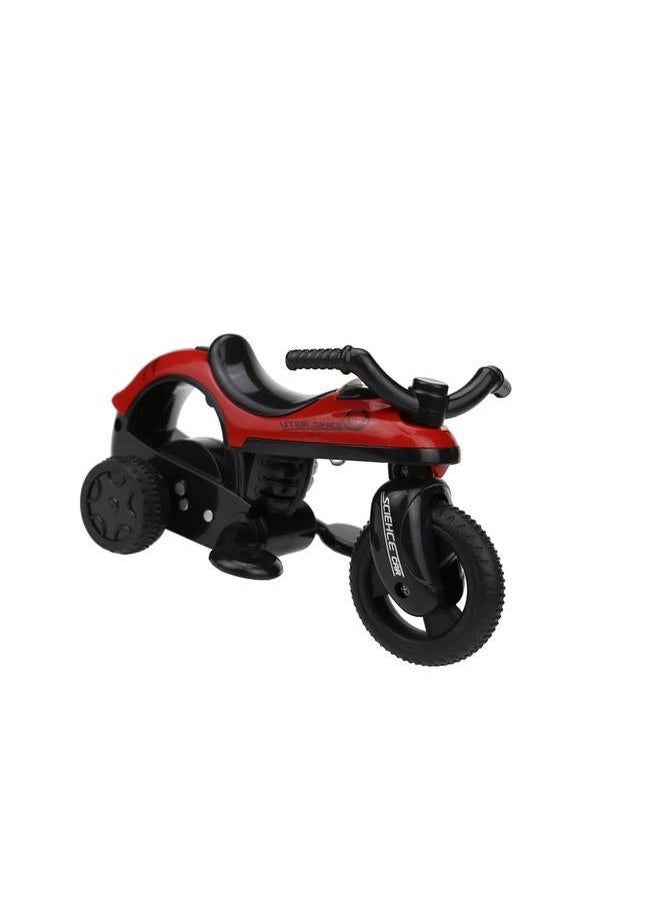 Children Mini Car Toy High Simulation Motorbike Model Kids' Gift(Black+Red)