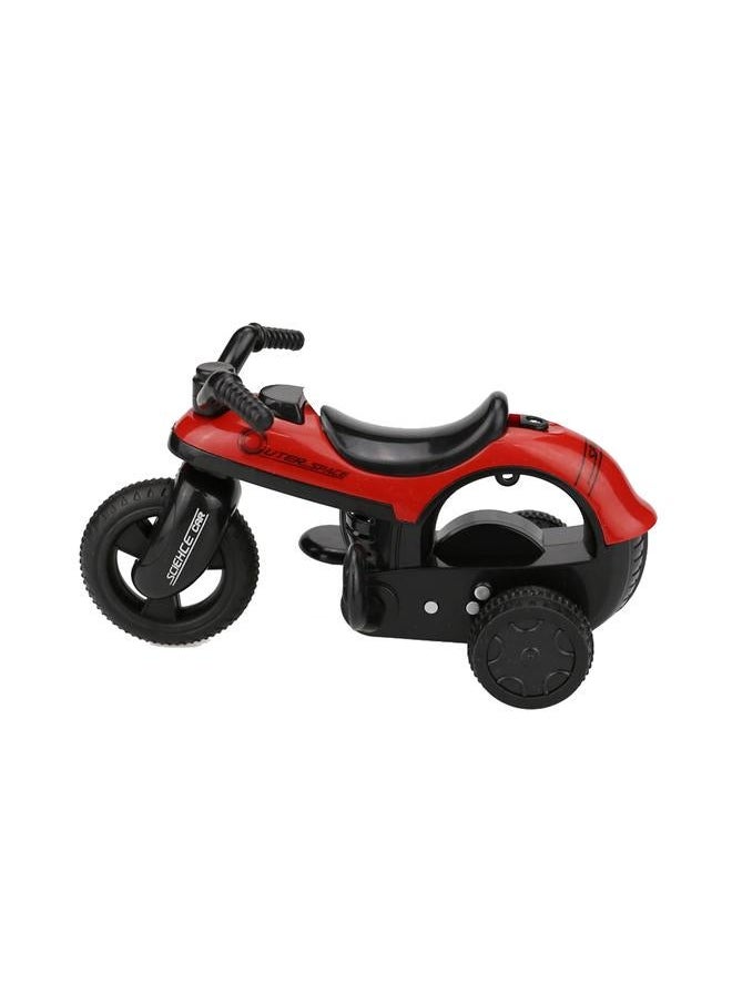 Children Mini Car Toy High Simulation Motorbike Model Kids' Gift(Black+Red)
